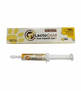 LactoGold Probiotic Gel for Dogs & Cats (Yellow) pet housekeeping,dog mess kit