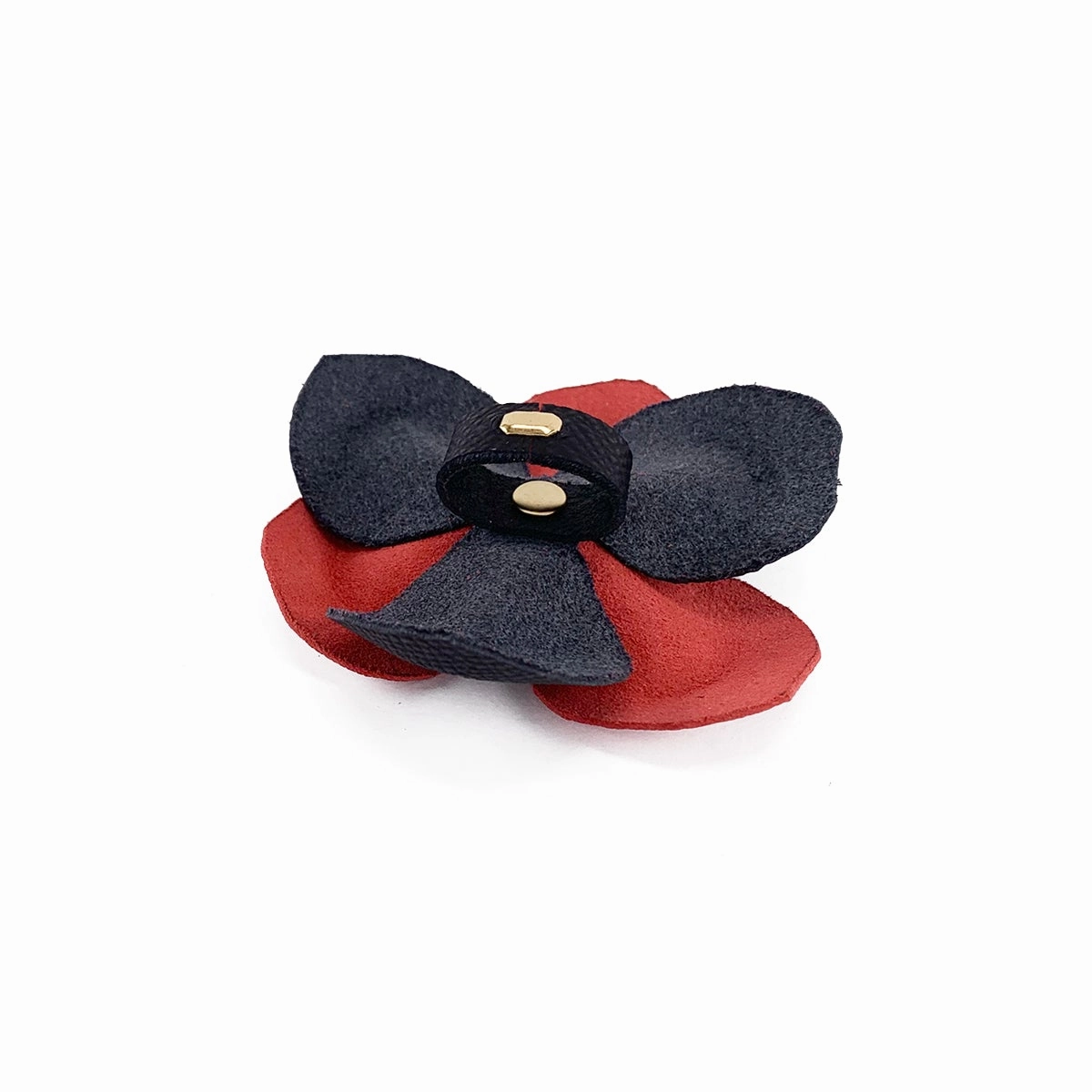 Lambert Classic Combo Leather Dog Flowerette Slider
