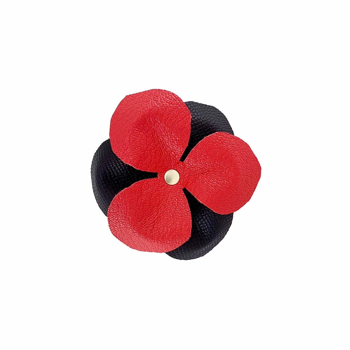 Lambert Classic Combo Leather Dog Flowerette Slider