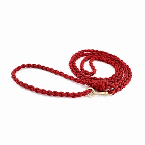 Lambert Finn Leather Dog Leash Cayenne dog mobility,outdoor pet aid