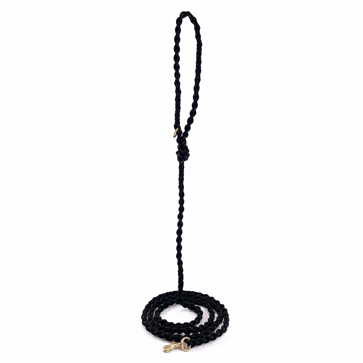 Lambert Finn Leather Dog Leash Onyx