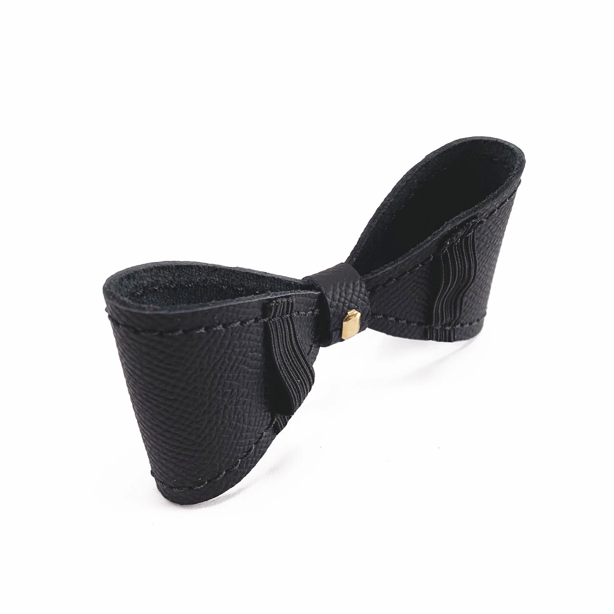 Lambert Leather Onyx Alex Dog Bow Tie Slider