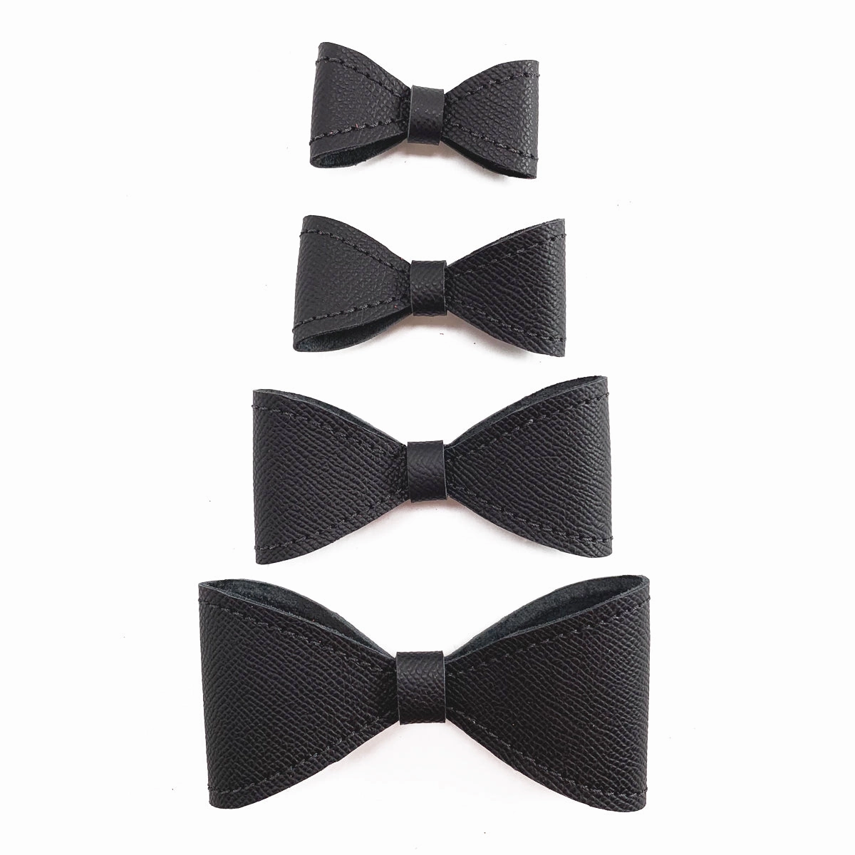 Lambert Leather Onyx Alex Dog Bow Tie Slider