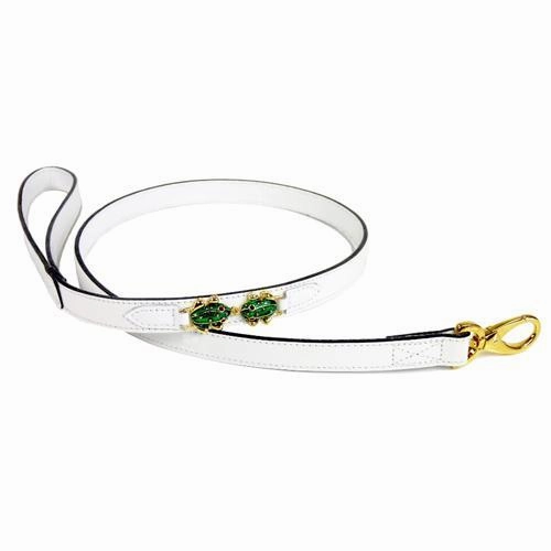 Leap Frog Collection Dog Leash White Patent dog mixer,pet meal booster