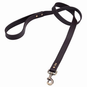 Leather Dog Leash Brown dog mobility,outdoor pet aid