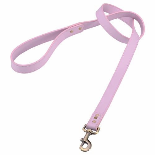 Leather Dog Leash Light Pink dog mobility,outdoor pet aid