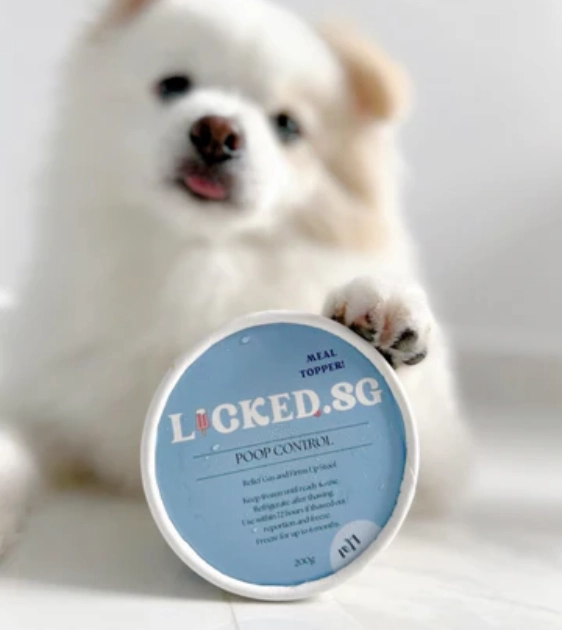 Licked Booster Frozen Meal Topper for Dogs (Poop Control) dog multipurpose item,all-in-one pet tool