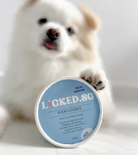Licked Booster Frozen Meal Topper for Dogs (Poop Control) dog multipurpose item,all-in-one pet tool