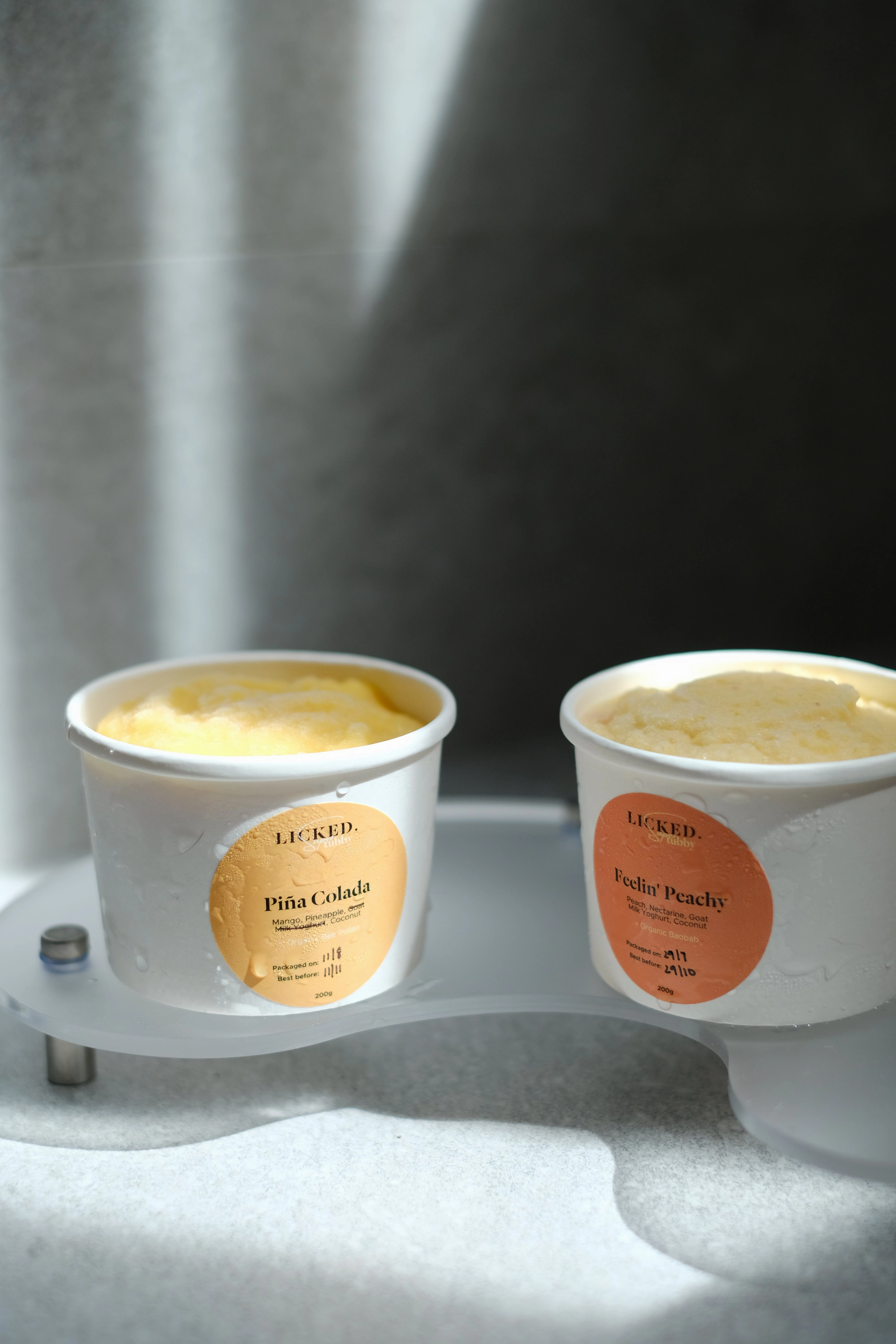 Licked Super Tubby Froyo Frozen Dog Treats (Feelin Peachy)