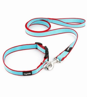Loyal.D Bamboo Collar & Dog Leash Set (2 Colors) dog charms,dog ID