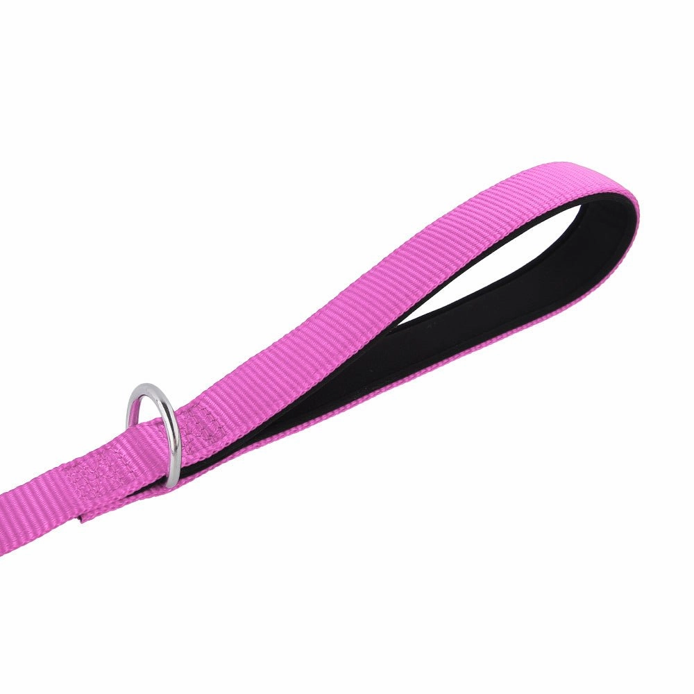 Loyal.D Fix.D Comfort Hot Pink Dog Leash (Neoprene Handle)