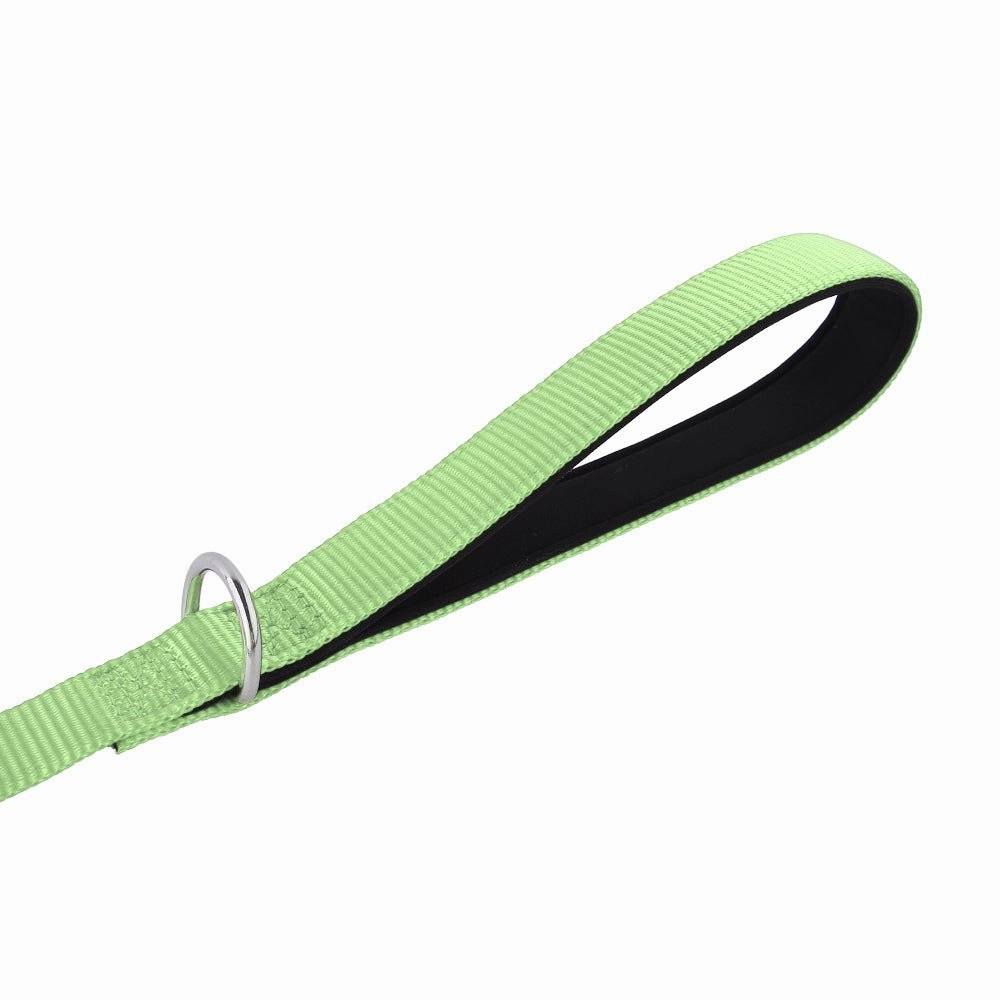 Loyal.D Fix.D Comfort Lime Green Dog Leash (Neoprene Handle)