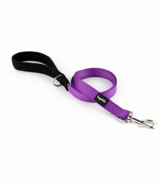 Loyal.D Fix.D Comfort Purple Dog Leash (Fleece Handle) dog joint care,hip support