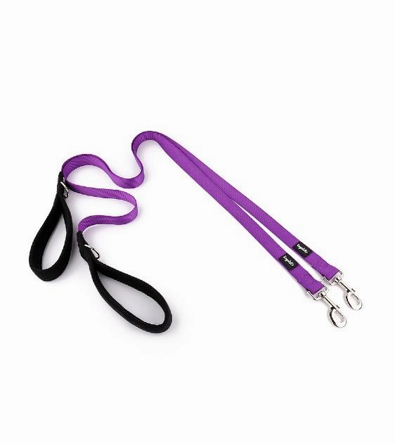 Loyal.D Fix.D Comfort Purple Dog Leash (Fleece Handle)