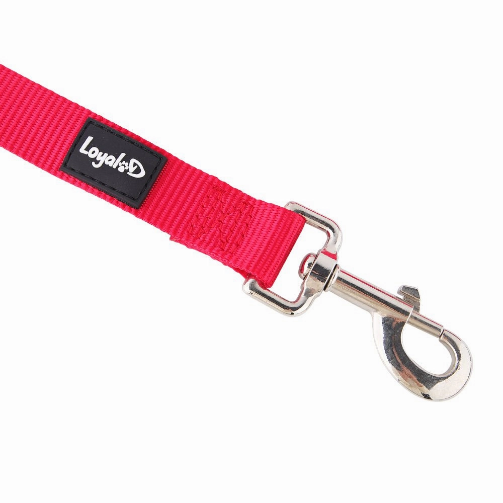 Loyal.D Fix.D Comfort Red Dog Leash (Neoprene Handle)