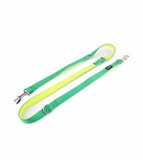 Loyal.D Multi-Purpose.D Neon Green & Fluro Yellow Dog Leash with Neoprene Padding