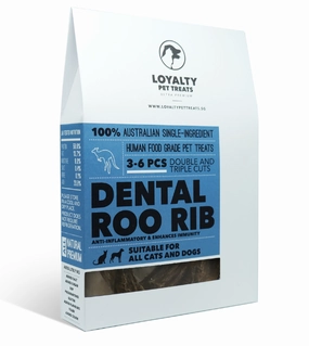 Loyalty Pets Dental Roo Ribs Dog Treats pet coat care,skin health