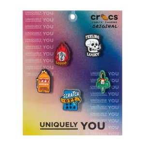 Lucky Lotto 5 Pack Jibbitz Shoes_Crocs