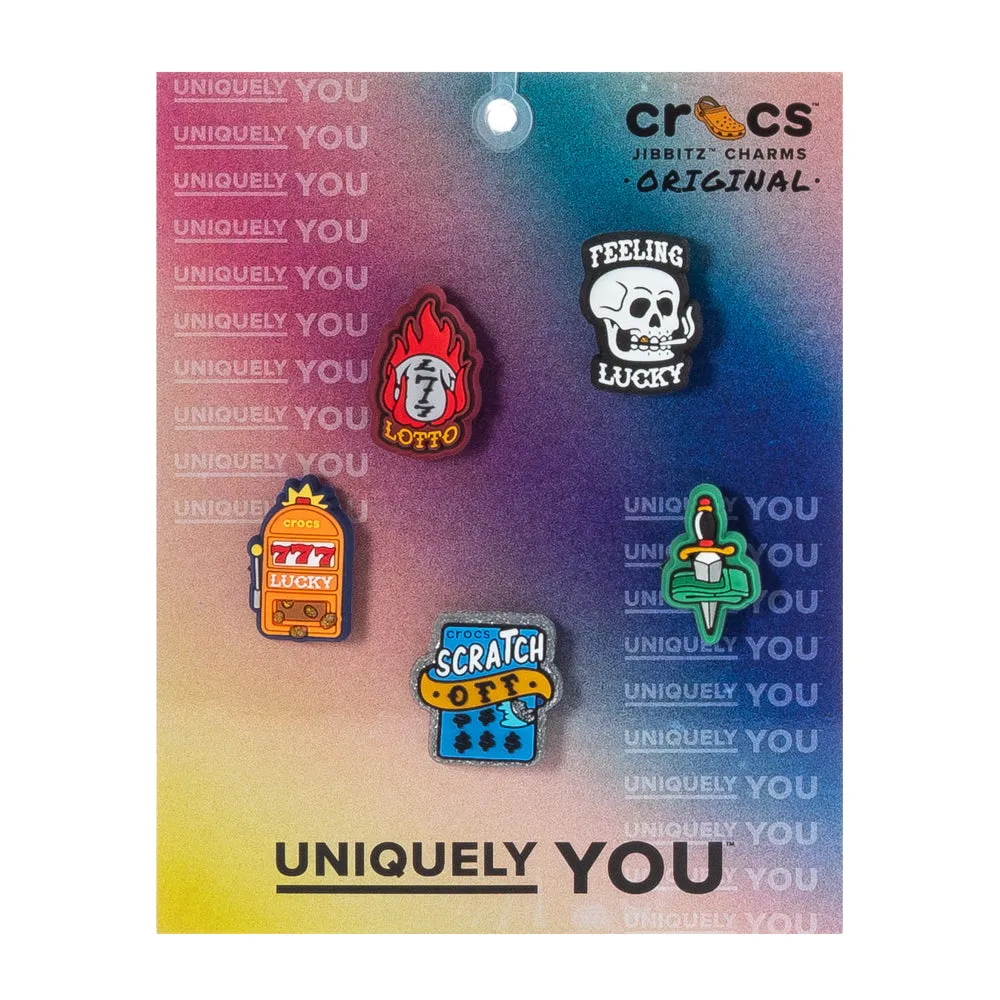 Lucky Lotto 5 Pack Jibbitz Shoes_Crocs