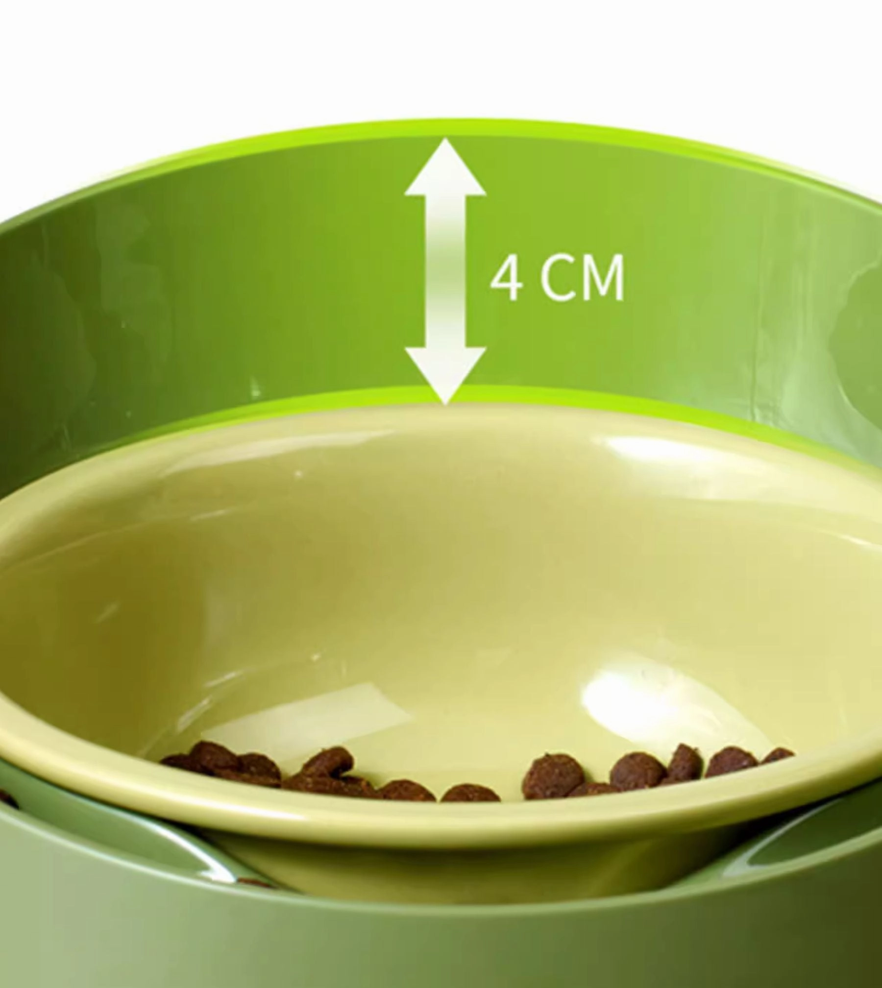 makesure Adjustable Height Angled Ceramic Feeder (Blue)