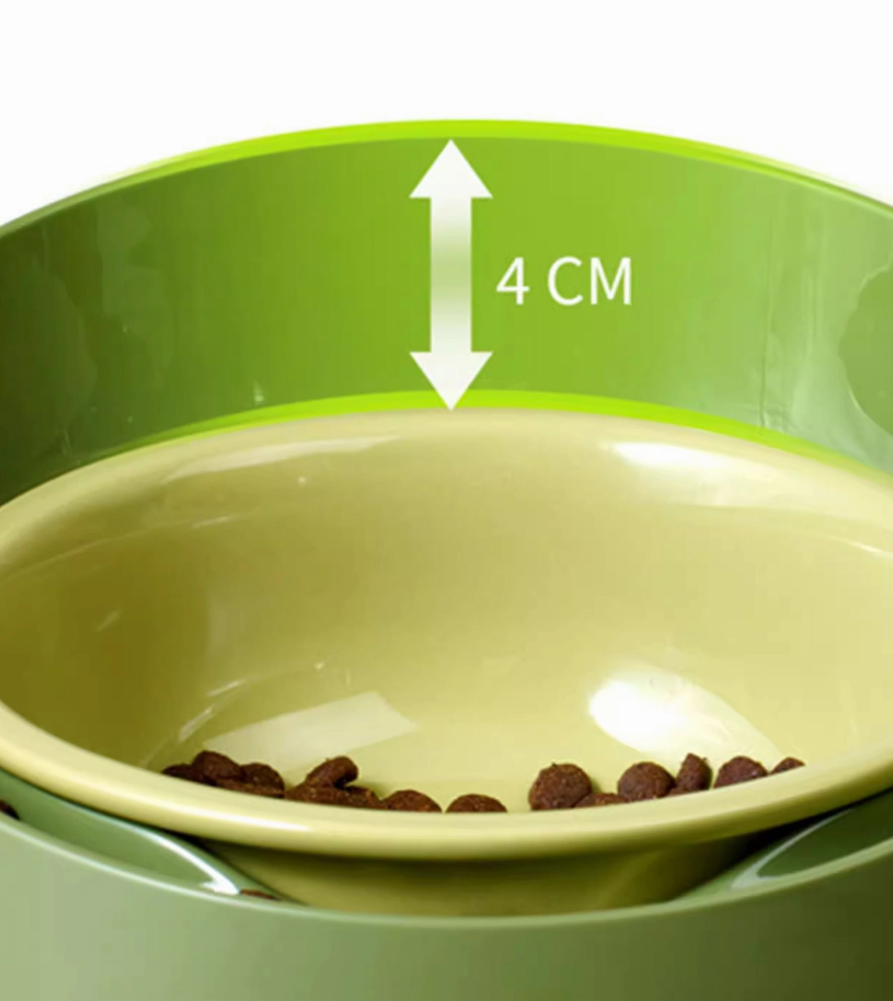 makesure Adjustable Height Angled Ceramic Feeder (Pink)