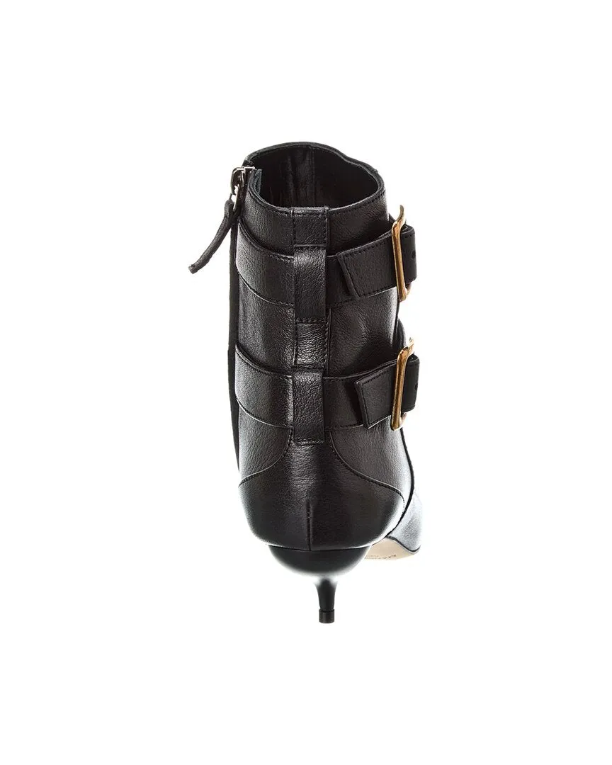 Manolo Blahnik Alciona 50 Leather Bootie Shoes_Manolo-Blahnik