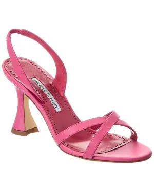 Manolo Blahnik Ammoursli 90 Leather Slingback Sandal Shoes_Manolo-Blahnik