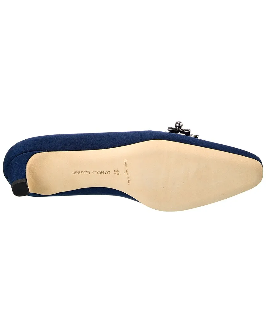 Manolo Blahnik Ansulialo 30 Silk Pump Shoes_Manolo-Blahnik