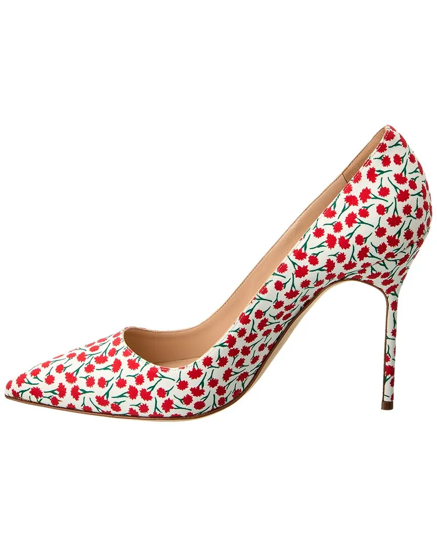 Manolo Blahnik BB 105 Canvas Pump Shoes_Manolo-Blahnik