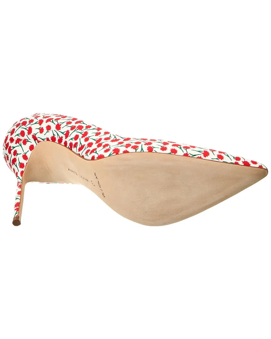 Manolo Blahnik BB 105 Canvas Pump Shoes_Manolo-Blahnik