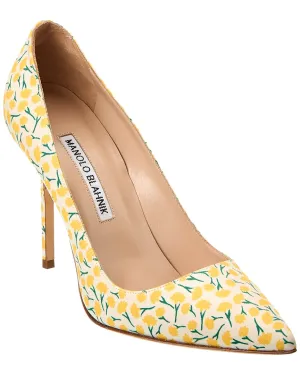 Manolo Blahnik BB 105 Canvas Pump Shoes_Manolo-Blahnik
