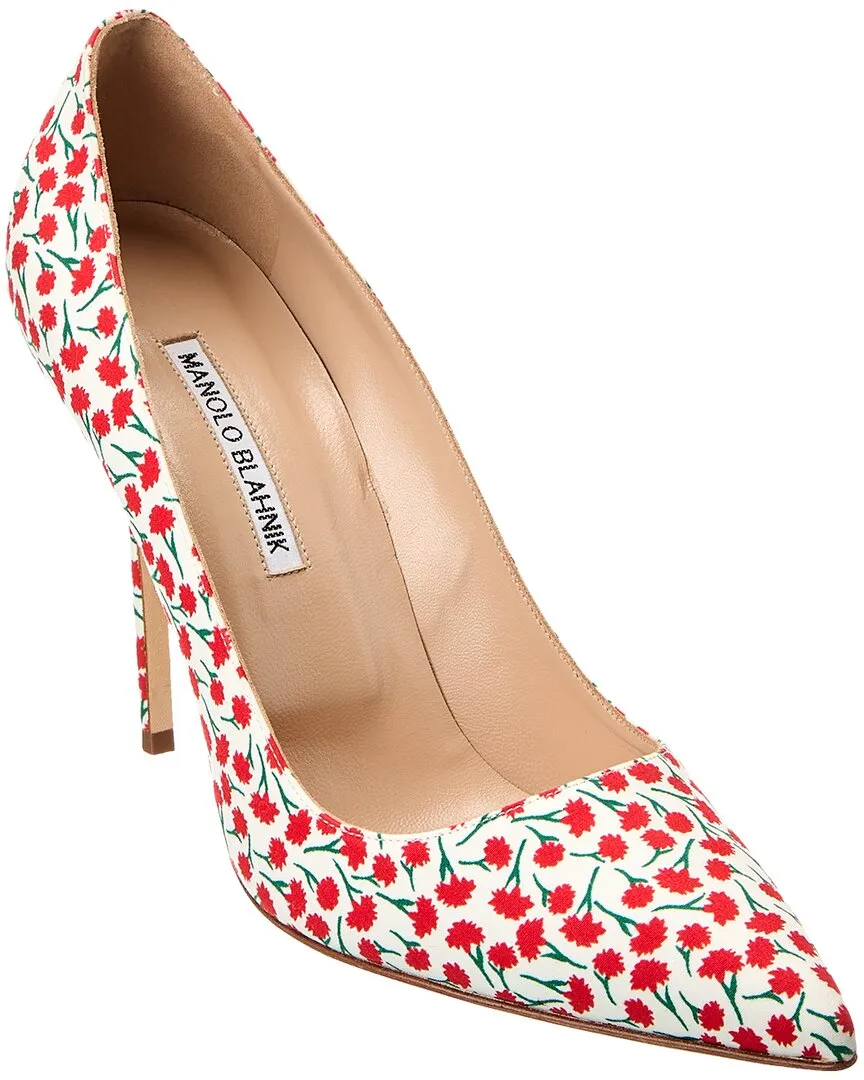 Manolo Blahnik BB 105 Canvas Pump Shoes_Manolo-Blahnik