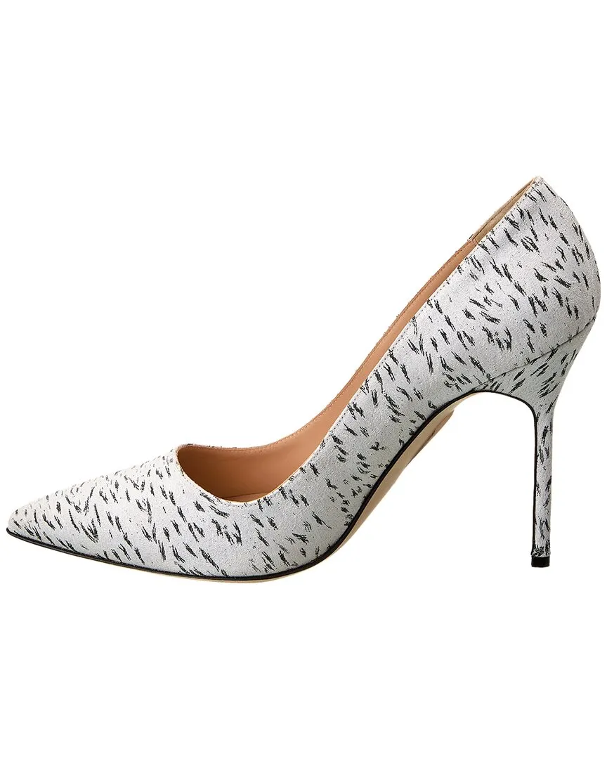 Manolo Blahnik BB 105 Jacquard Pump Shoes_Manolo-Blahnik