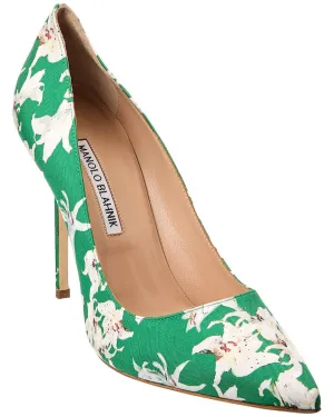 Manolo Blahnik BB 105 Silk Pump Shoes_Manolo-Blahnik