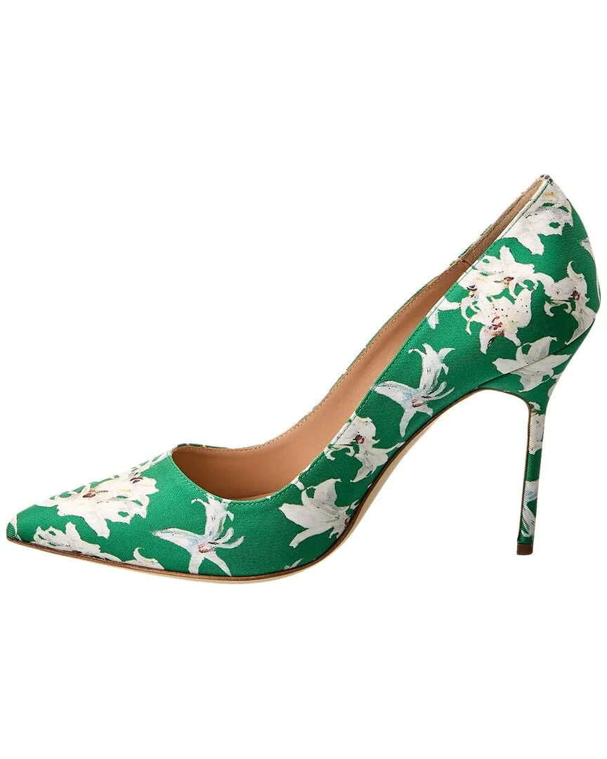 Manolo Blahnik BB 105 Silk Pump Shoes_Manolo-Blahnik