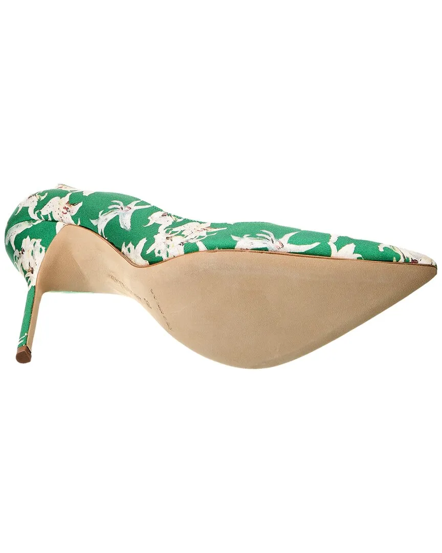 Manolo Blahnik BB 105 Silk Pump Shoes_Manolo-Blahnik