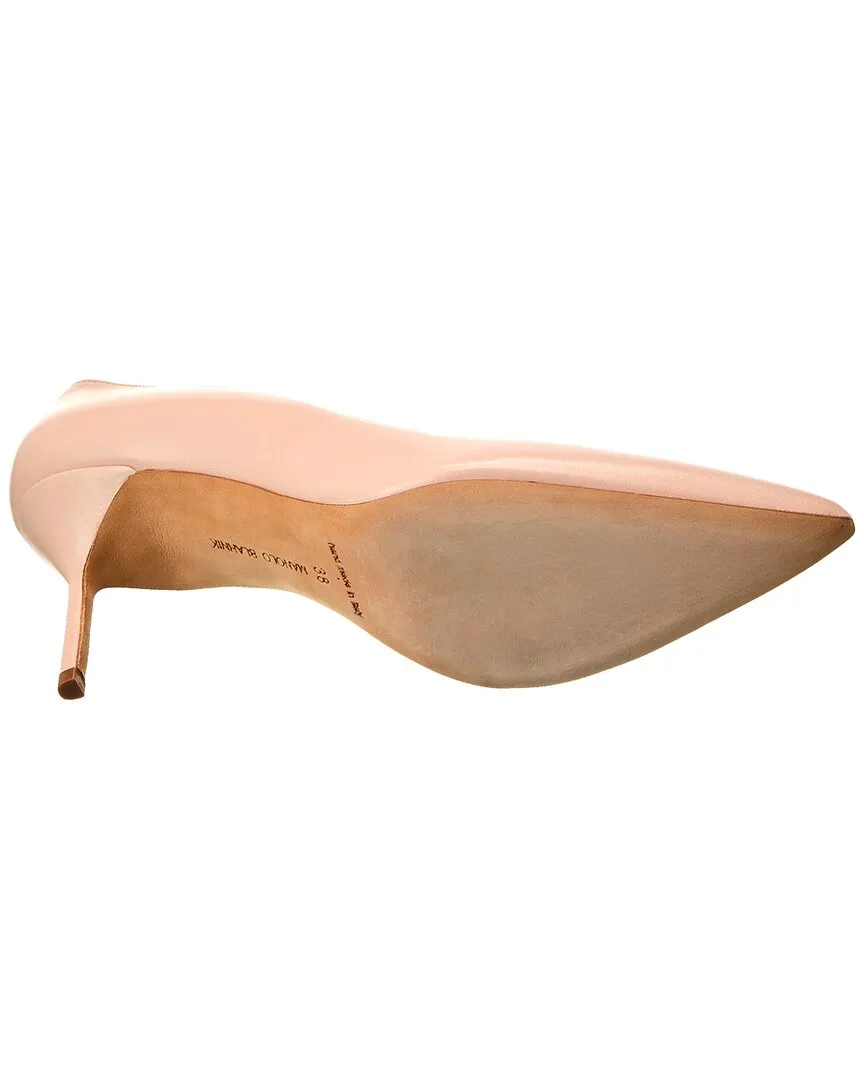 Manolo Blahnik BB 70 Leather Pump Shoes_Manolo-Blahnik