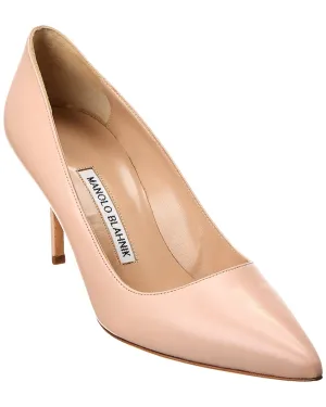 Manolo Blahnik BB 70 Leather Pump Shoes_Manolo-Blahnik