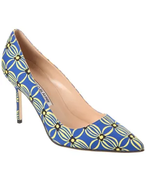 Manolo Blahnik BB 90 Canvas Pump Shoes_Manolo-Blahnik