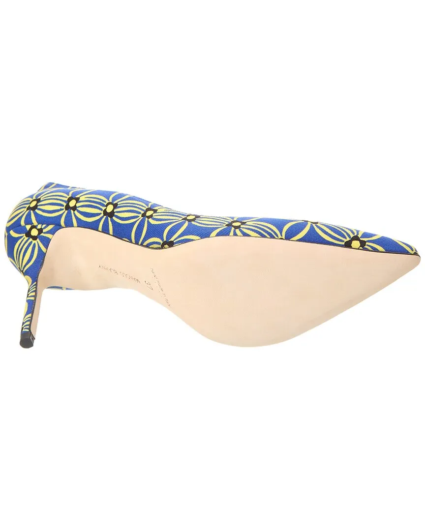 Manolo Blahnik BB 90 Canvas Pump Shoes_Manolo-Blahnik