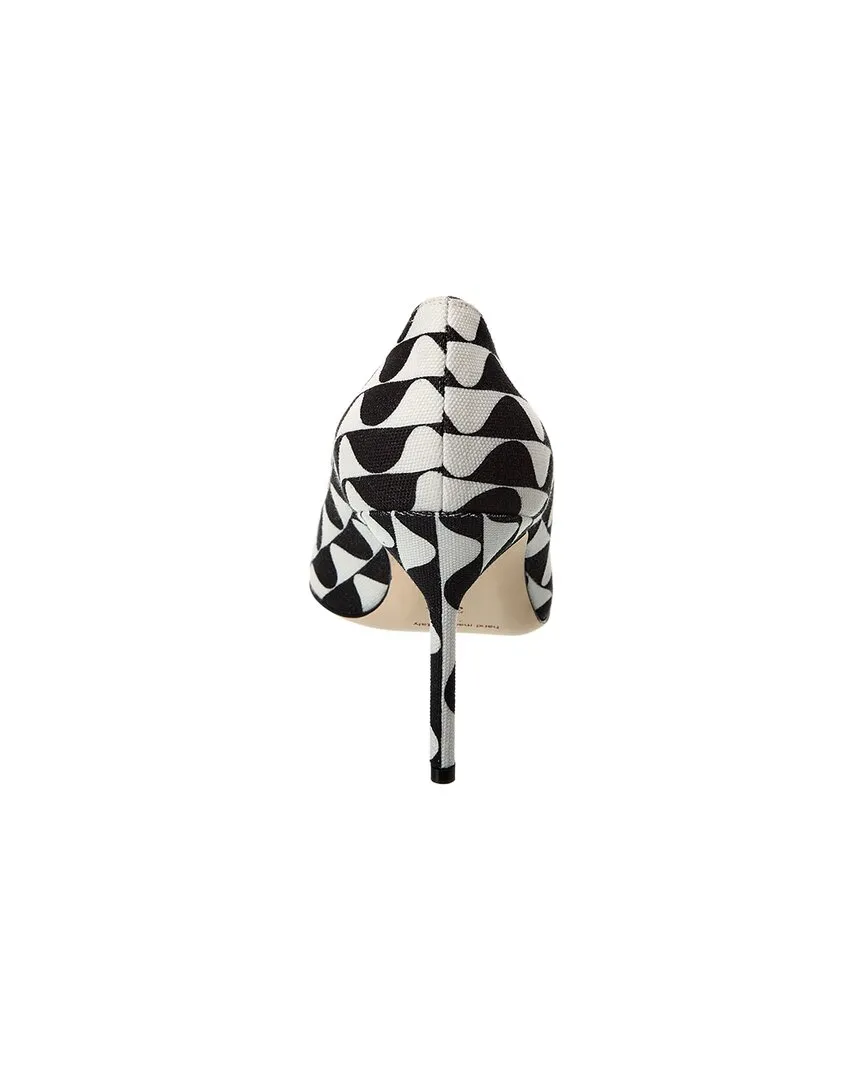 Manolo Blahnik BB 90 Canvas Pump Shoes_Manolo-Blahnik