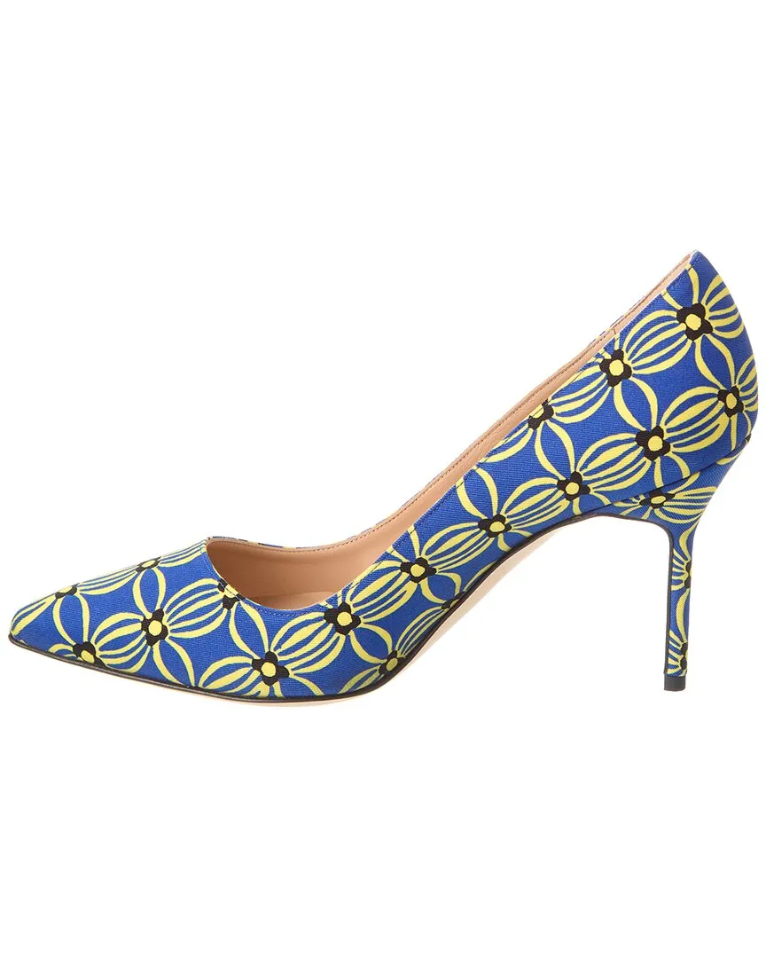 Manolo Blahnik BB 90 Canvas Pump Shoes_Manolo-Blahnik