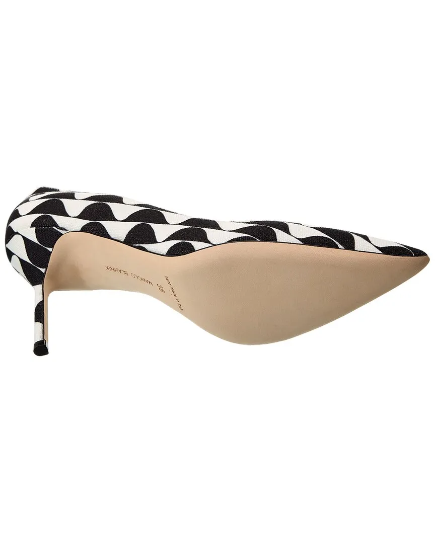 Manolo Blahnik BB 90 Canvas Pump Shoes_Manolo-Blahnik