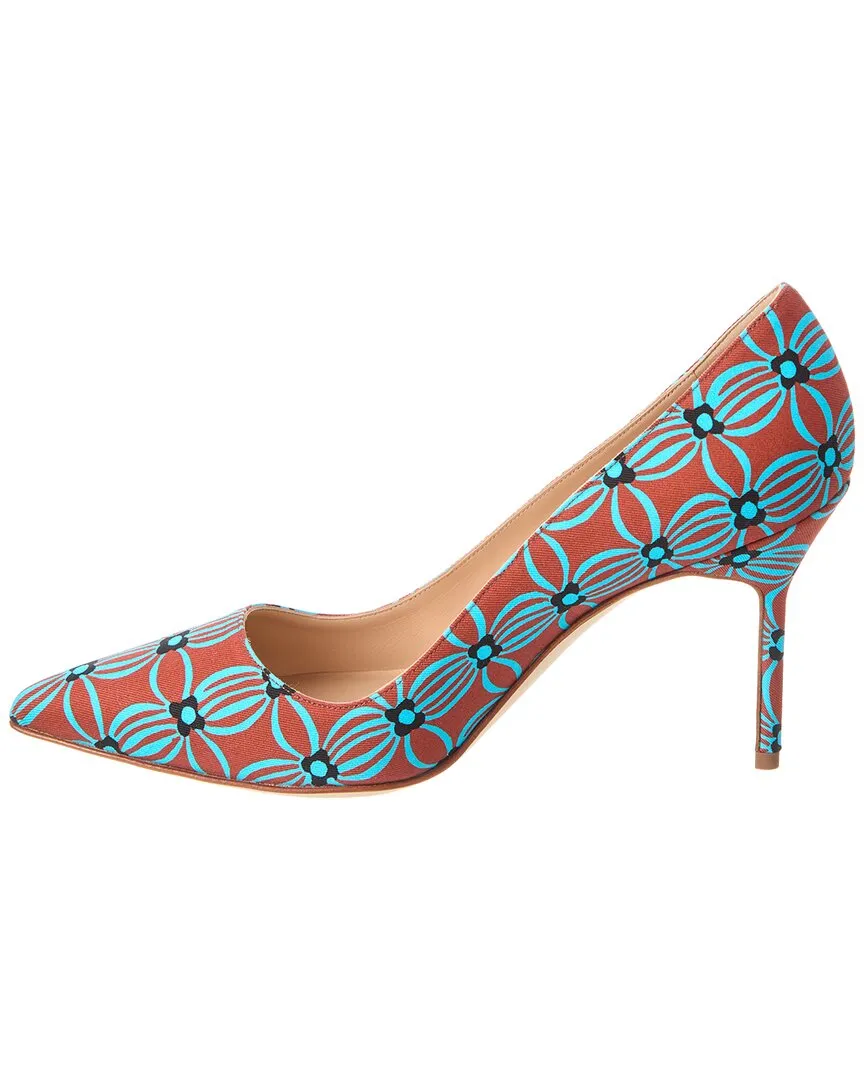 Manolo Blahnik BB 90 Canvas Pump Shoes_Manolo-Blahnik