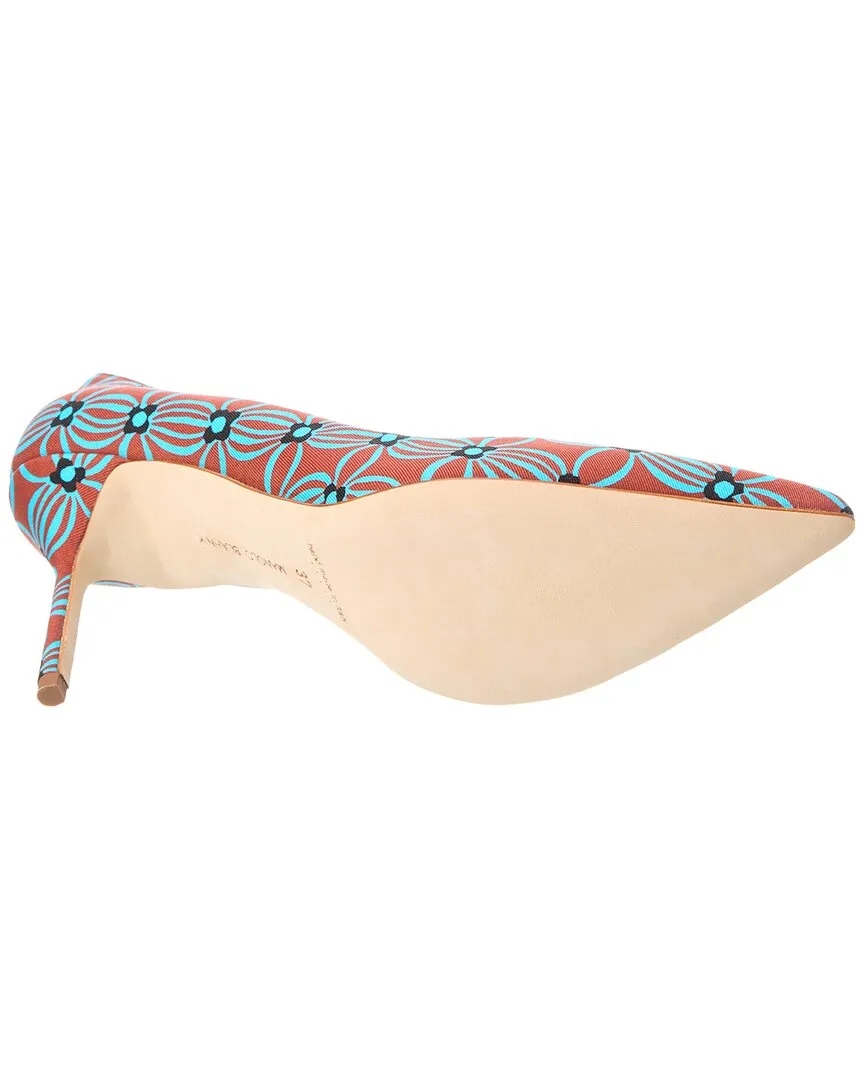 Manolo Blahnik BB 90 Canvas Pump Shoes_Manolo-Blahnik