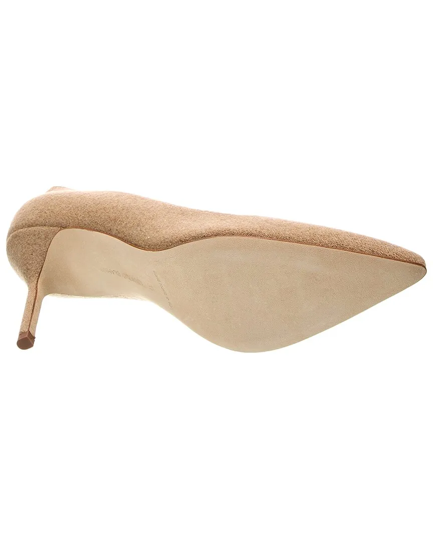 Manolo Blahnik BB 90 Flannel Pump Shoes_Manolo-Blahnik