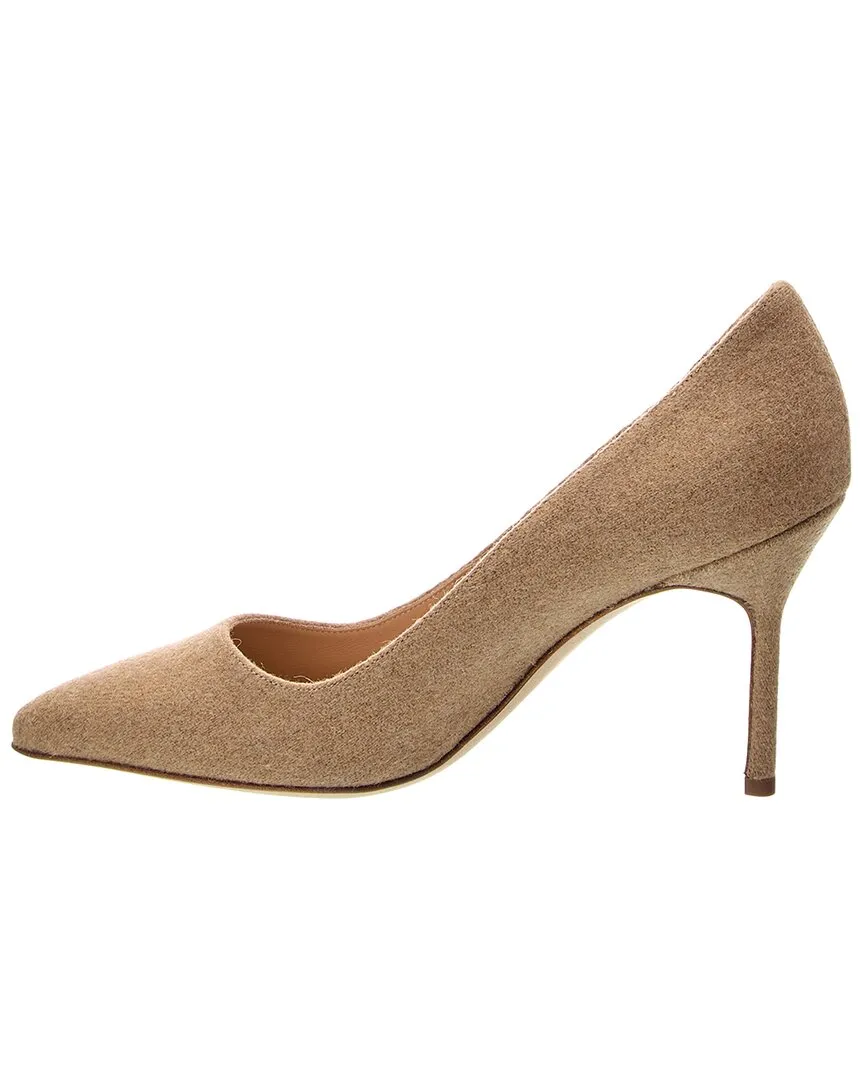 Manolo Blahnik BB 90 Flannel Pump Shoes_Manolo-Blahnik
