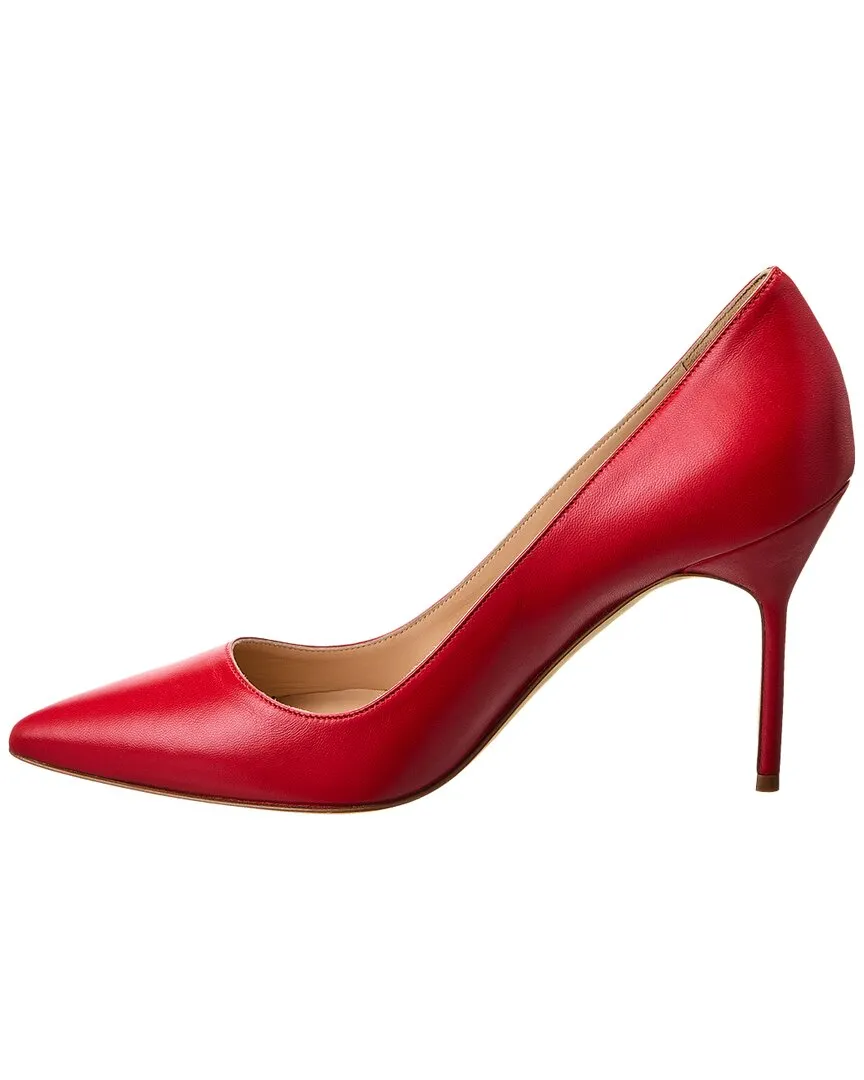 Manolo Blahnik BB 90 Leather Pump Shoes_Manolo-Blahnik