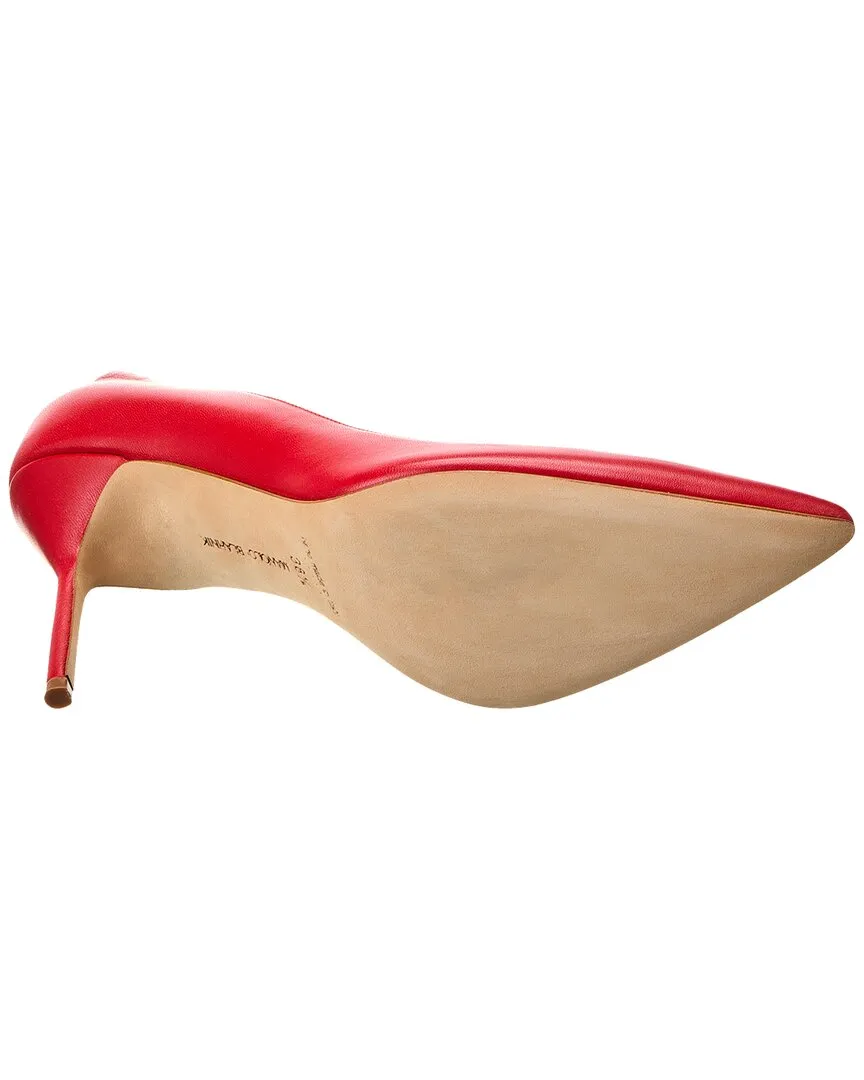 Manolo Blahnik BB 90 Leather Pump Shoes_Manolo-Blahnik