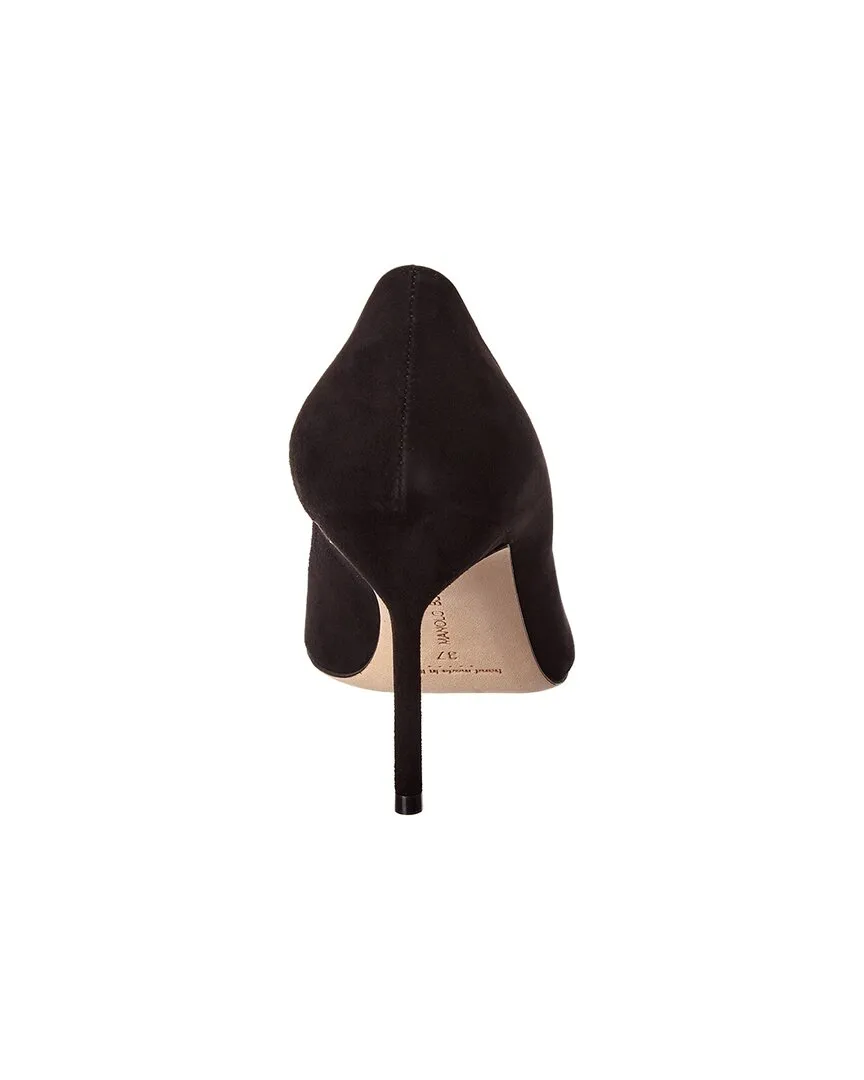 Manolo Blahnik BB 90 Suede Pump Shoes_Manolo-Blahnik